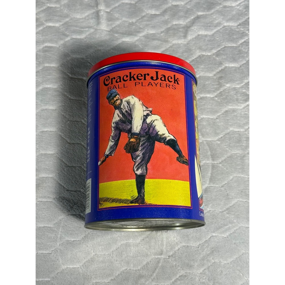 Vintage 1992 Cracker Jack Tin Limited Edition Third in Series Baseball USA Made